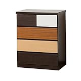 クロシオ カラーチェスト60-5D 幅60cm 寝室テレビ台 タンス リビング収納