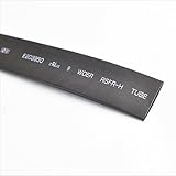 熱収縮チューブ 収縮率50% スミチューブAに相当 Φ13mm～Φ20mm 黒(ブラック) (Φ20mm　215円/ｍ　HS20)