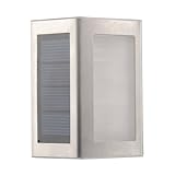 [2 pack] inShang LED ソーラーライト ワイヤレス自動センサー 屋外照明/軒先/壁掛け/庭先/玄関周りなど対応 夜間自動点灯