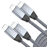 UseBean USB C & USB Cケーブル4.5M(2本セット)【USB 3.2 Gen 2X2 20Gbpsデータ転送PD対応100W超急速充電】USB Type-Cケーブル,4K/60Hz映像出力 Type C充電ケーブル MacBook Pro, iPad Pro/Mini, Galaxy S23 S24, Pixel, Sony等USB-C機種対応