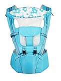 QSuper ベビーキャリア 抱っこひも おんぶひも ヒップシートキャリア 子守帯 多機能 5WAYタイプ 肩 腰 負担軽減 花柄 メッシュ 通気性 新生児 赤ちゃん 出産祝いプレゼント zt1601