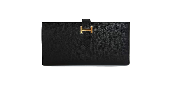 black hermes wallet