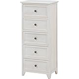 家具 便利 おしゃれ チェスト（アンティークホワイト） 101362500