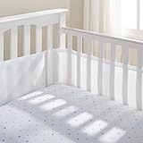 BreathableBaby 4 Sided Cot Mesh Liner (White) by BreathableBaby