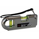 アカツキ ポケット水平器 ブラックSB-13