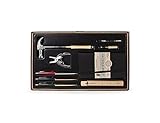 Handy Man Gift Set in Gift Box with Hammer Multi Tool / 6 in 1 Pliers Multi Tool / Retro Pens etc
