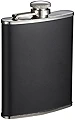 Visol"Rook" Matte Stainless Steel Flask, 180ml, Black