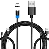 Goods Land 【 4点 セット 】 最大 2.4A マグネット USB 充電ケーブル 急速充電 スマホ スマートフォン 充電 ケーブル コード 【 2m 3本 + Type-C 】 GD-MCBL-4SET-C222-TYPC