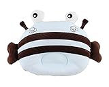 幼児ベビーアンチロールピロー幼児を防ぐフラットヘッド枕ビーブルー