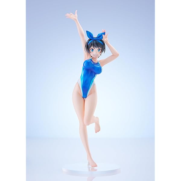Amazon.co.jp: 彼女、お借りします 水原千鶴 競泳水着Ver. フィギュア