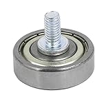 uxcell ベアリングプーリー Fタイプ アイドラー 修理 交換 M6 x 12mmネジ 17mm x 30mm x 9mm