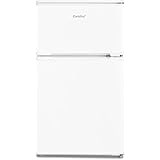 COMFEE' 冷蔵庫 90L 2ドア 右開き ホワイト RCT90WH/E 耐熱天板