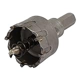 uxcell ホールソー メタル製グレー ラウンドストレートシャンク カットーツール 32mm切断径