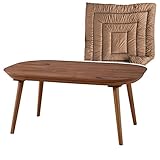 lotus こたつテーブル 国産掛布団2点セット [90×60]