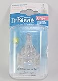 Dr. Brown's 哺乳瓶用　替え乳首　2個セット ♪Preemie 新生児用♪ 0m+ Level 1 ドクター・ブラウン　ほ乳びん