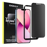 CYCOKLY iPhone13mini用（5.4インチ）ガラスフィルム アンチグレア 覗き見防止 強化ガラス 液晶保護フィルム サラサラ感 ガイド枠付き