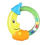 ベビーEarly Childhoodおもちゃ赤ちゃんHand Bell安全教育ギフト( Moon )
