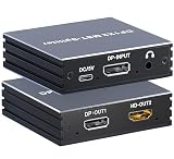 MST DisplayPort to DP+HDMI アダプター 4K@60Hz マルチモニター プリッター 分配器 デュアルモニター DP HDMI Windows MST拡張モード対応