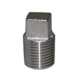 LASCO 32-2981 1/8-Inch Male Pipe Thread Type 304 Stainless Steel Square Head Plug by LASCO