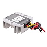 Lovoski 防水　DC / DC　コンバータ　降圧型　12V / 24V→5V 10A 50W　モジュール　アルミシェル