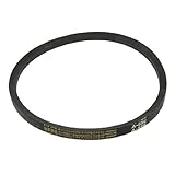 uxcell 産業機器用ベルト　機械ドライブバンド　ブラック　ゴム　AタイプVベルト　13mm x 550mm