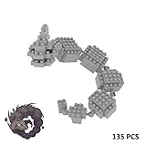 LNO Anime Pokemon Onix NanoブロックダイヤモンドMini Building Toysポケットモンスター新しい