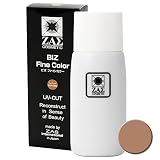 ザス 水ファンデーション ビズファインカラー 35ml ニキビ跡 アザ 傷 隠し スキンケア成分配合 肌荒れ防止 ノーオイル メンズ化粧品 ZAS (ニューアンバー ほんのり小麦色)