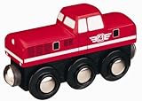 オリジナル木製トレインシリーズ 機関手車両（赤） 50815