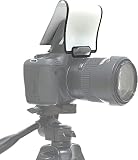 ストロボ ディフューザー ソフト フラッシュ ディフーズ フラッシュライトの光を和らげるカバー DSLR 一眼レフ SLR カメラ 内蔵ストロボ用 簡単装着 簡易型 (WHT)