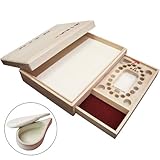 名入れ おいたちの小箱　A5版　引出：ユキちゃん へその緒ケース　雫付き