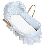 Kushies Fitted Bassinet Sheet, White by Kushies [並行輸入品]