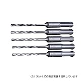 ミヤナガ デルタゴンビットSDS ネジタイプ 3.5X116MM 5PCS DLSDS35JP5