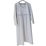 Tetote*(テトテ) 授乳服 ロングワンピース レディース グレー s002n-gXL