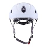 Fityle ヘルメット　自転車用　衝撃吸収　通気性　 軽量　全4色　調整可能　サイクリング　アウトドア　安全帽子　高品質 - 白