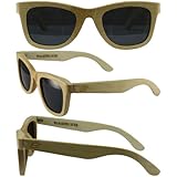 Bamboo Wayfarer, Naturally Floating Polycarbonate Lens Sunglasses by Birdz Eyewear