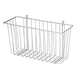 High Quality SHF-04056 Steel Wire Accessory Basket, Chrome, 13.39L x 5W x 7.6H