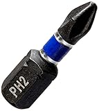 Irwin 1837371#2 Phillips-Drywall x 1" Impact Insert Bit - 1 per Card by Irwin [並行輸入品]