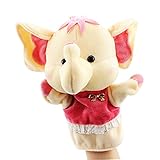 クリエイティブ子供のぬいぐるみハンドパペット、象