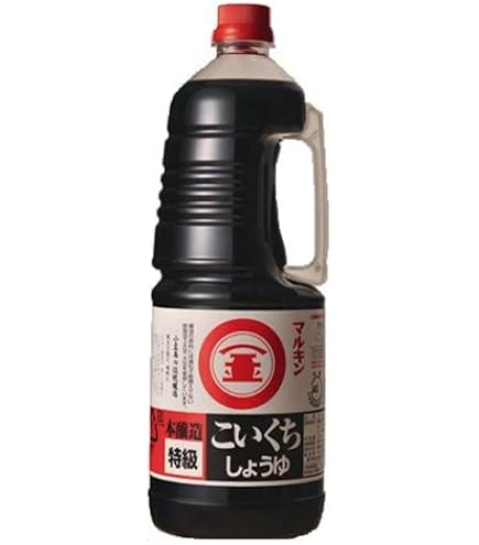 Amazon.co.jp: マルキン こいくちしょうゆ (西日本) 1L×3本 : 食品