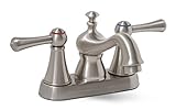 Premier 120577LF Sonoma Lead-Free Centerset Two-Handle Lavatory Faucet, Brushed Nickel [並行輸入品]