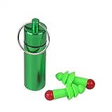 Tourbonシリコンノイズキャンセリング 耳栓ケース イヤープロテクター グリーン