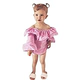 杜屋トヤ　赤ちゃん、長袖、ストラップレス、トランペットスリーブ、ストライプ、プリント、ジャンプスーツ、ジャージー　ロンパー　かわいいデザイン　気持ちいい　可愛い　カジュアル　赤ちゃん　プリンセス　ピン