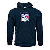 New York RangersスエードCrest Eliユースプルオーバーパーカー ブルー