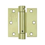 Deltana dsh35uバネ蝶番3.5 " X 3.5 " Squareコーナーほぞ穴スプリングヒンジ DSH35U4 1