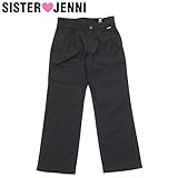 (ジェニィ)JENNI ST ストライプ ロングパンツ 150 ブラック(030)