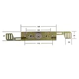 シャッター錠　ユニバーサルシャッター錠54　ST-13　文化　アーム伸330mm 縮282mm