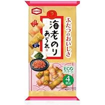 Amazon.co.jp: 亀田製菓 海老のりあられ 64g×12袋入 : 食品