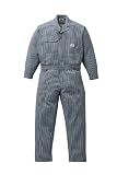 ディッキーズ Dickies (山田辰)オールシーズン用 ヒッコリーツヅキ服 801 ネイビーブルー 5Lサイズ