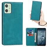 MOTO G64 5G / G64y 5G ケース 手帳型 【ストラップ 一本付】 適用 MOTO G64y 5G ケース MOTOG64 スマホケース MOTOROLA g64 ケース MOTOROLAG64 手帳 モトG64 携帯カバー case 【Heofuixt】 滑り止め 合成レザー スタンド 手首掛け ハンドストラップ カード入れ マグネット フリップ 落ち着いた色 ターコイズ