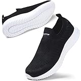 [MERPHINE] スニーカー 紐なし履き 大人 メンズ ウォーキングシューズ 室内 シューズ メッシュ 軽量 歩きやすい 靴 通勤 立ち